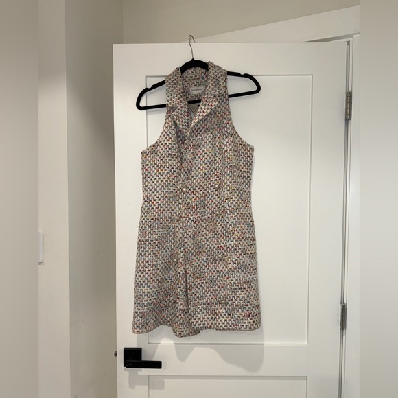 NWT Lovers and Friends Rochelle Mini Dress in Rainbow Tweed Size Large - Picture 2 of 5